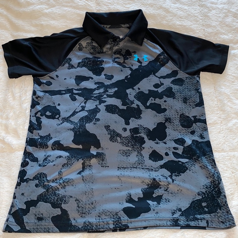 GUC UA Boys YLG Collared Top
